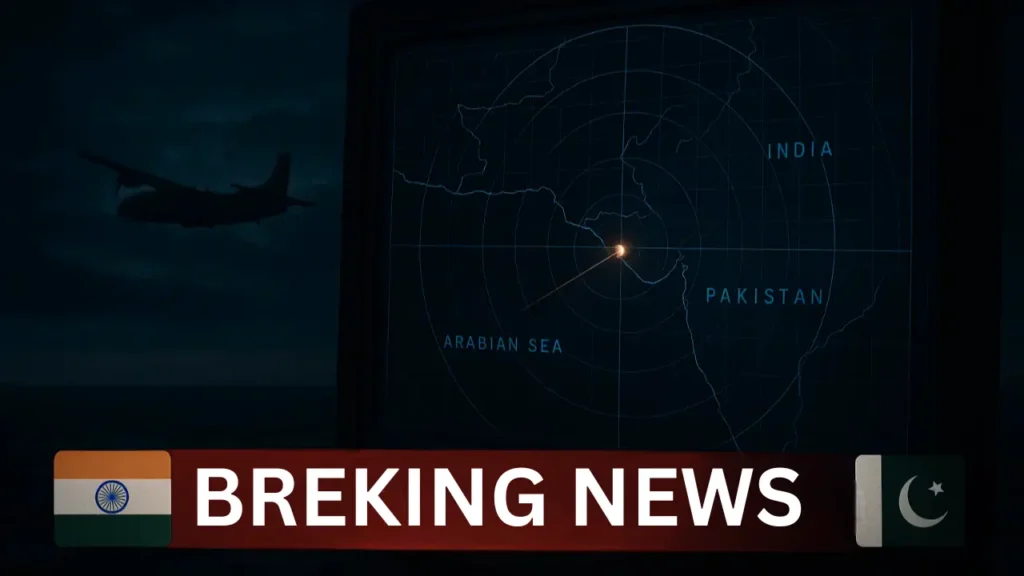 Pakistan claims that an Indian Navy aircraft was on their radar on the night of May 4-5