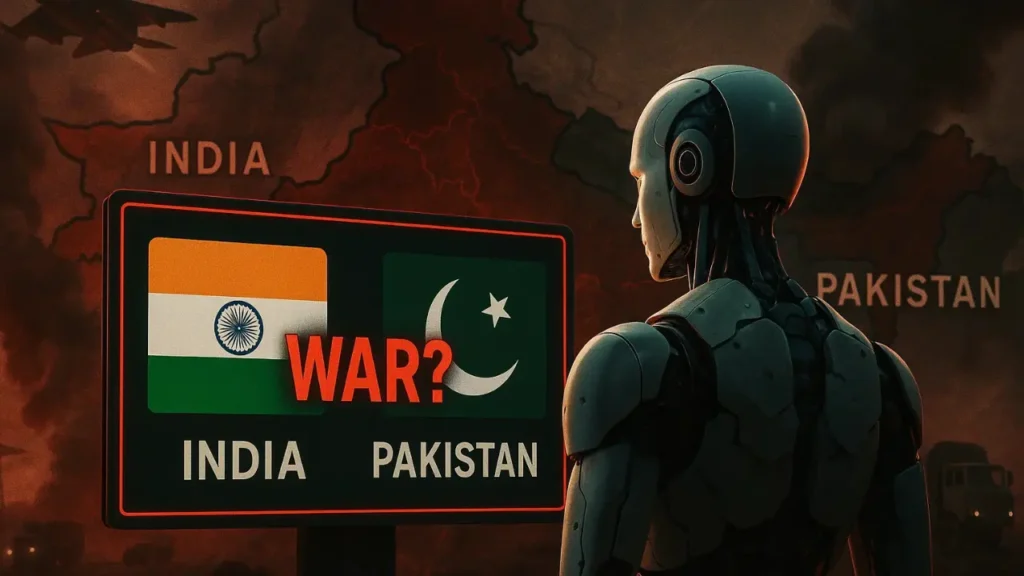 Will there be a war between India and Pakistan AI's answer!
